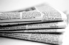 flat newspaper